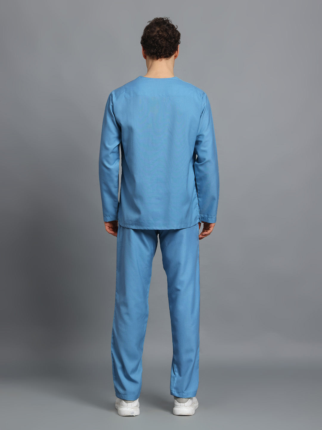 Sky Blue Originals Full Sleeve Medical Scrubs - Male