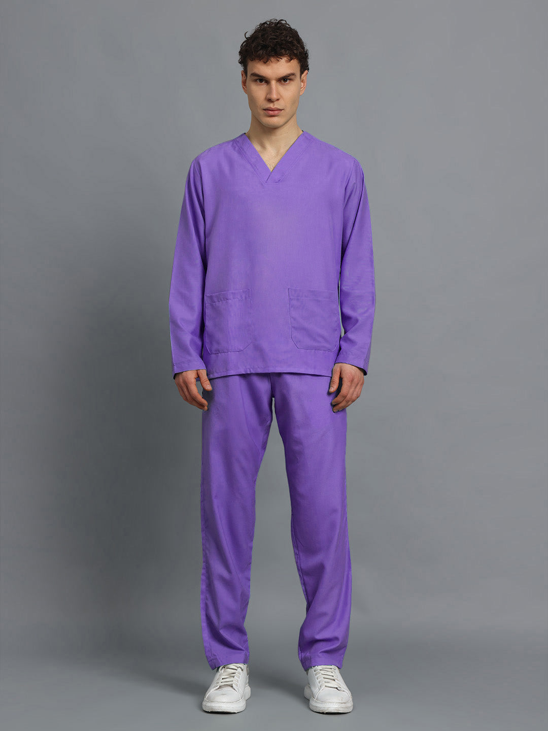 Violet Originals Full Sleeve Medical Scrubs - Male