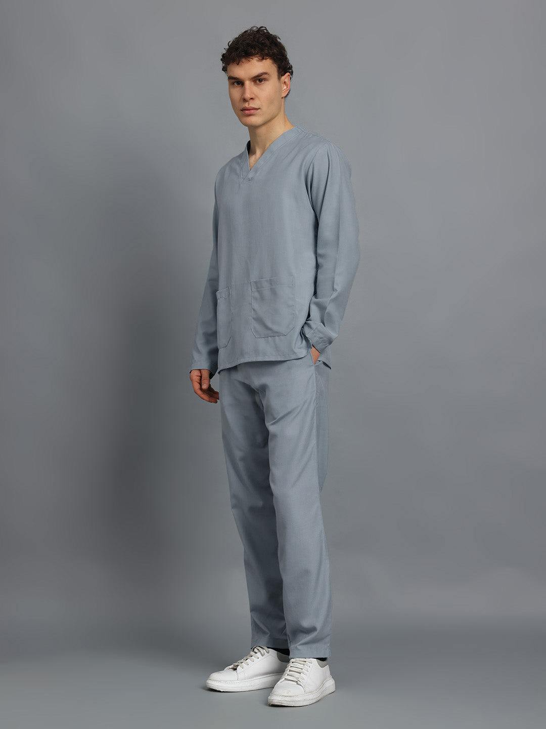 Grey Originals Full Sleeve Medical Scrubs - Male