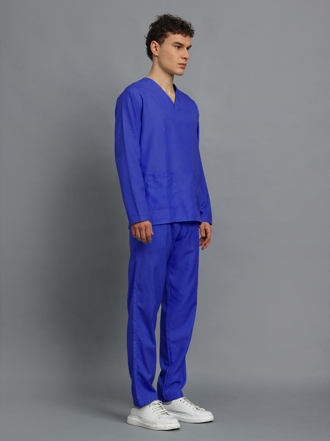 Royal Blue Originals Full Sleeve Medical Scrubs - Male