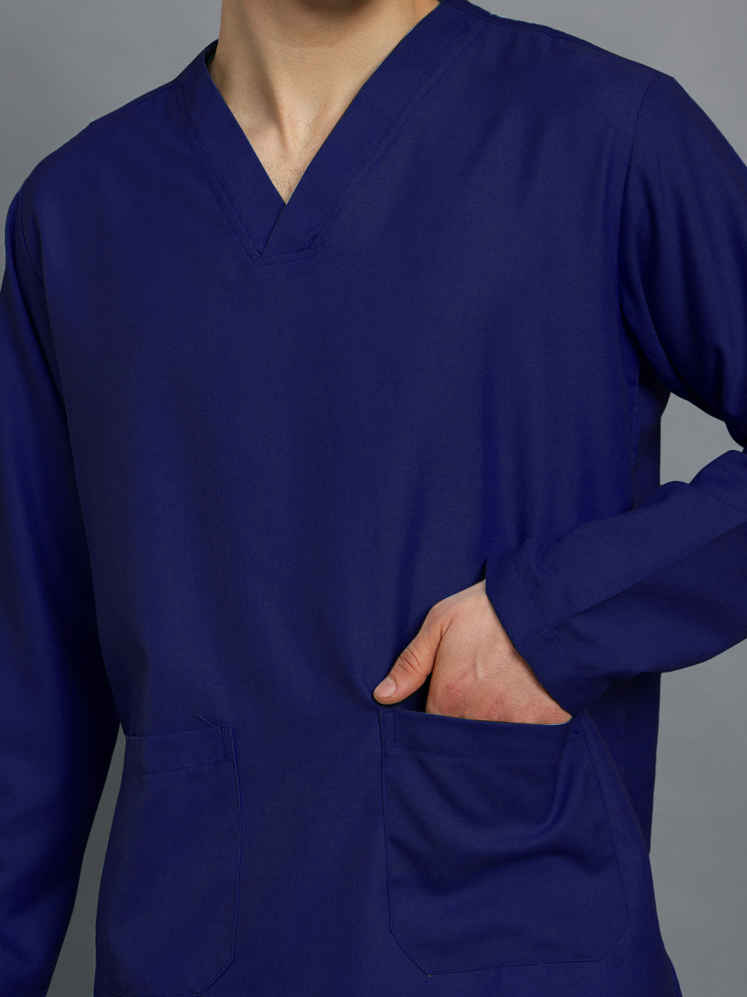 Navy Blue Originals Full Sleeve Medical Scrubs - Male