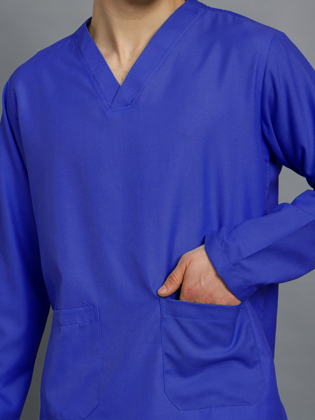 Royal Blue Originals Full Sleeve Medical Scrubs - Male