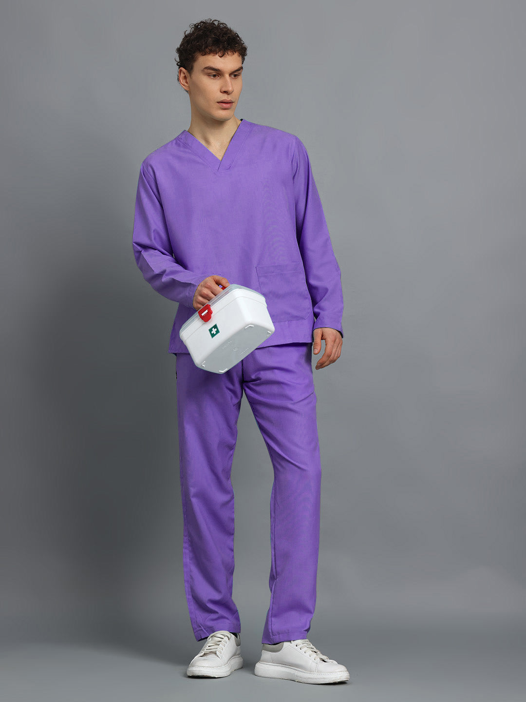 Violet Originals Full Sleeve Medical Scrubs - Male