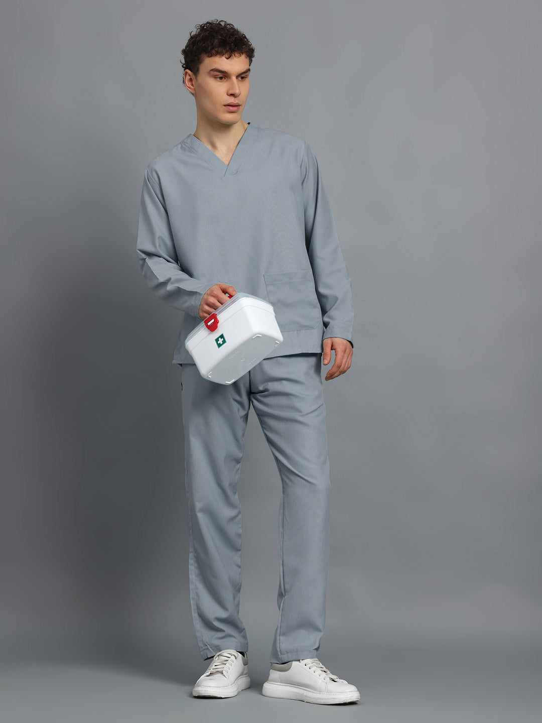 Grey Originals Full Sleeve Medical Scrubs - Male