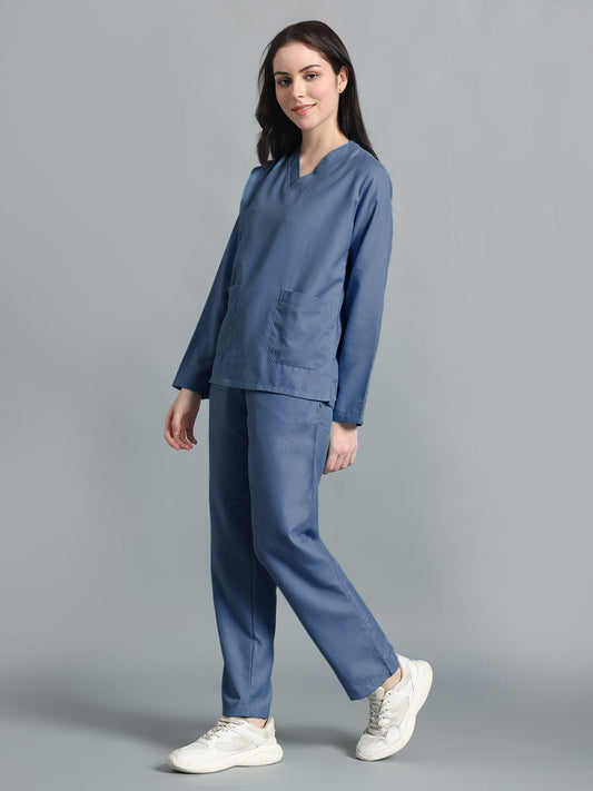 Dark Teal Originals Full Sleeve Medical Scrubs - Female