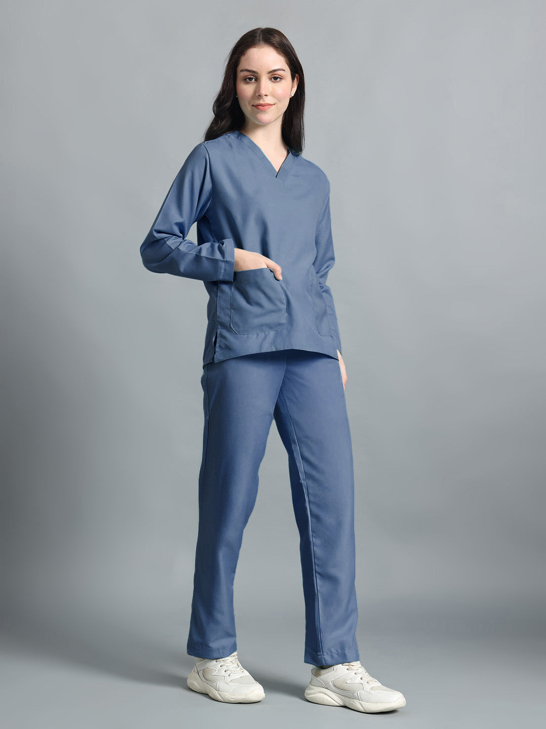 Dark Teal Originals Full Sleeve Medical Scrubs - Female