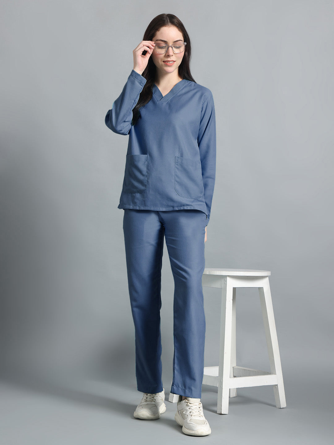 Dark Teal Originals Full Sleeve Medical Scrubs - Female