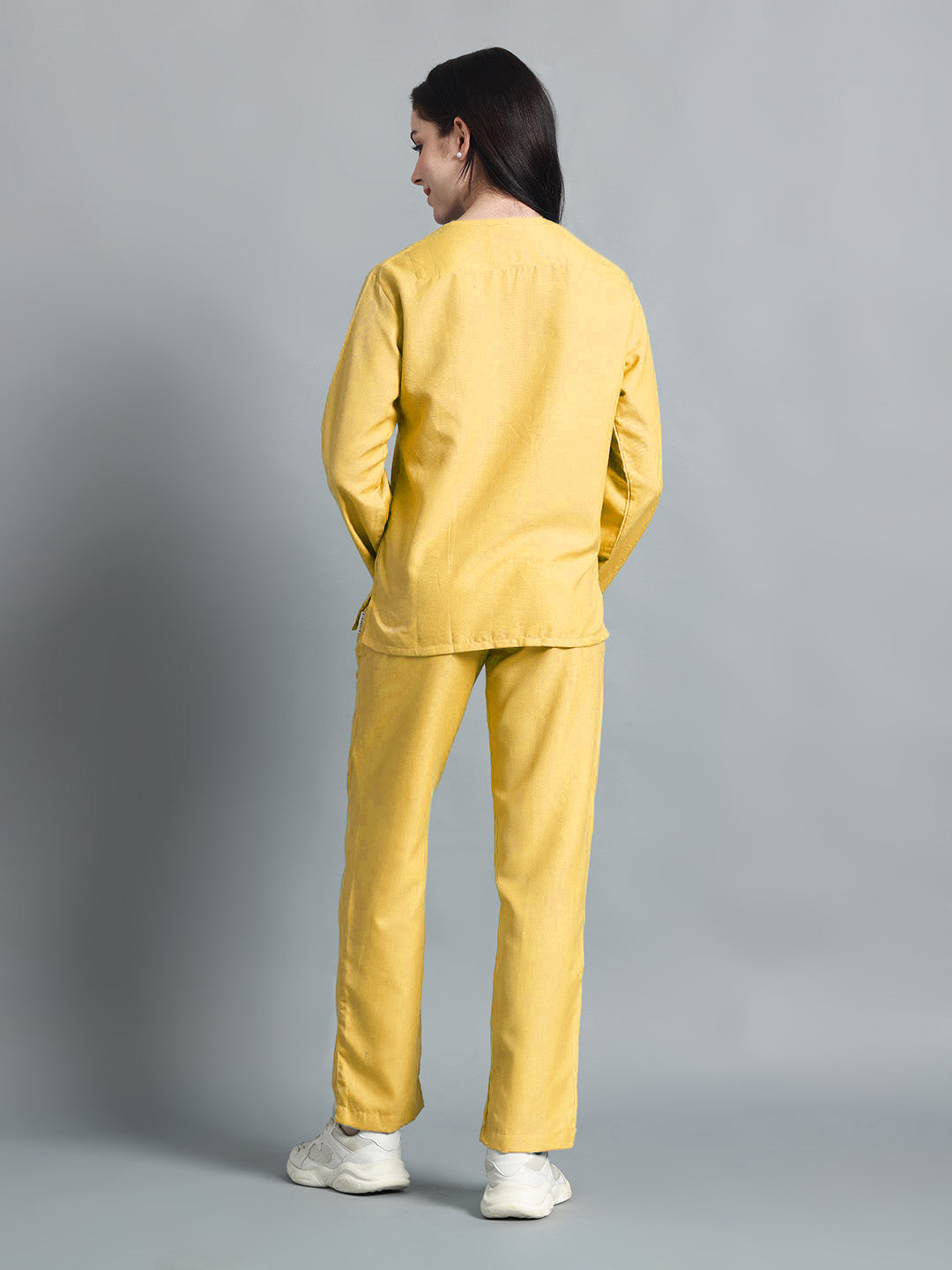 Yellow Originals Full Sleeve Medical Scrubs - Female