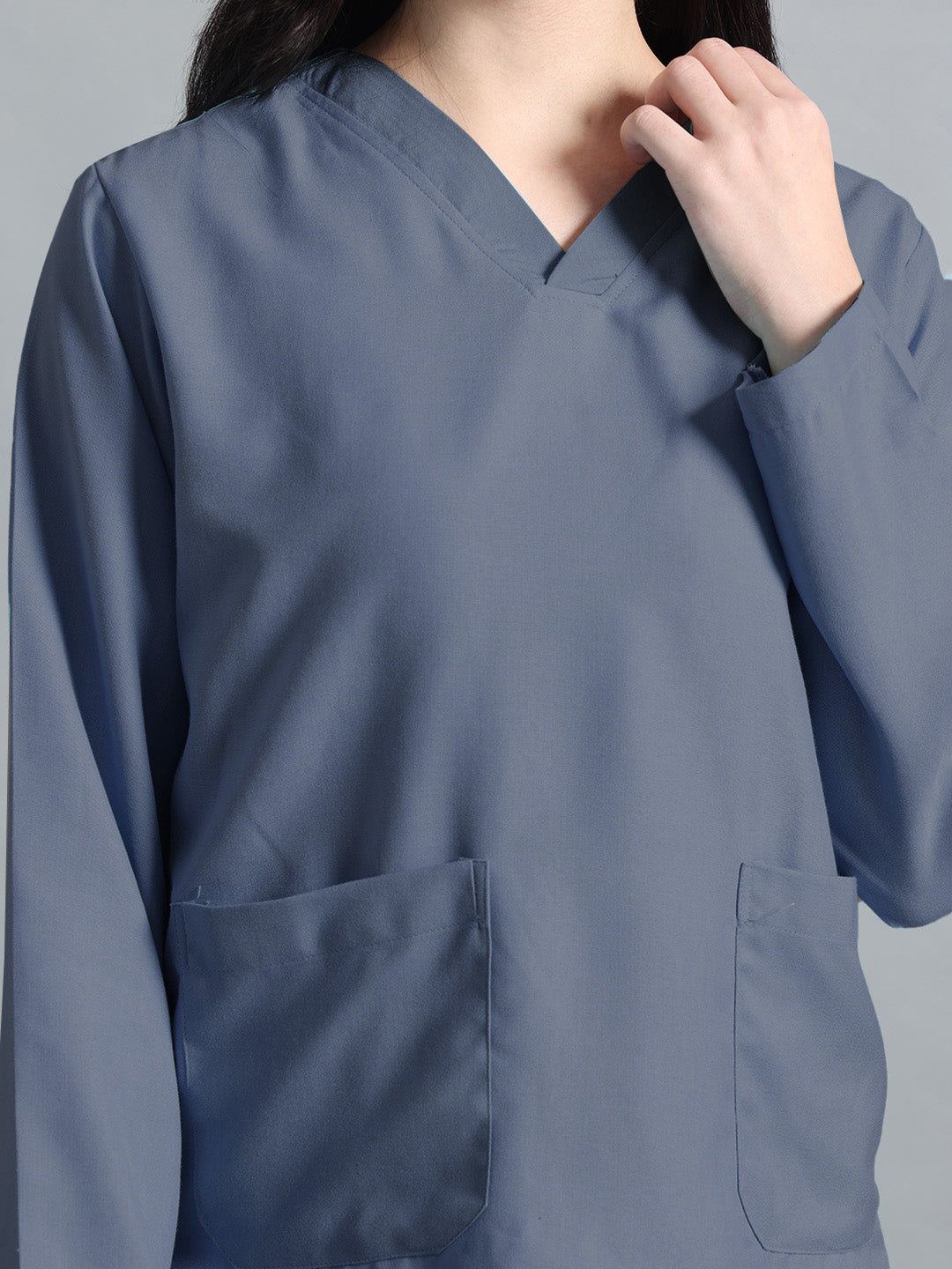 Dark Grey Originals Full Sleeve Medical Scrubs - Female