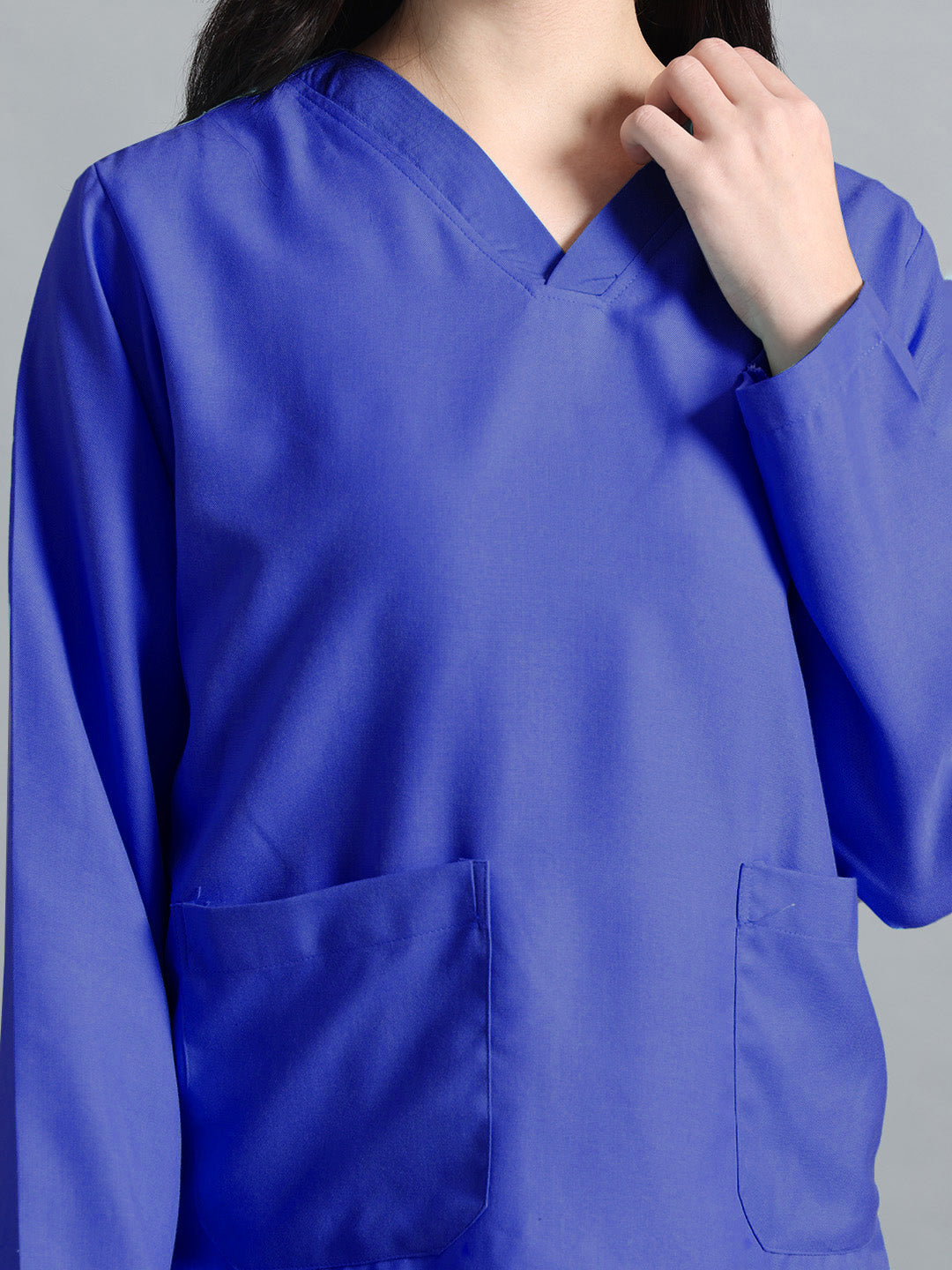 Royal Blue Originals Full Sleeve Medical Scrubs - Female