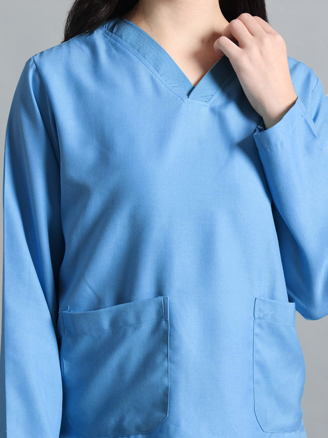 Sky Blue Originals Full Sleeve Medical Scrubs - Female