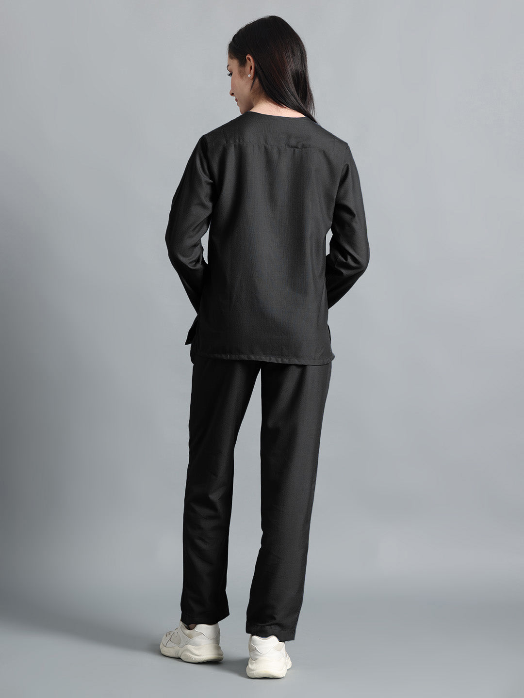 Black Originals Full Sleeve Medical Scrubs - Female