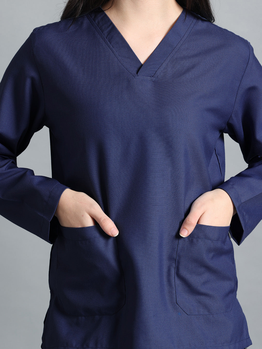 Navy Blue Originals Full Sleeve Medical Scrubs - Female