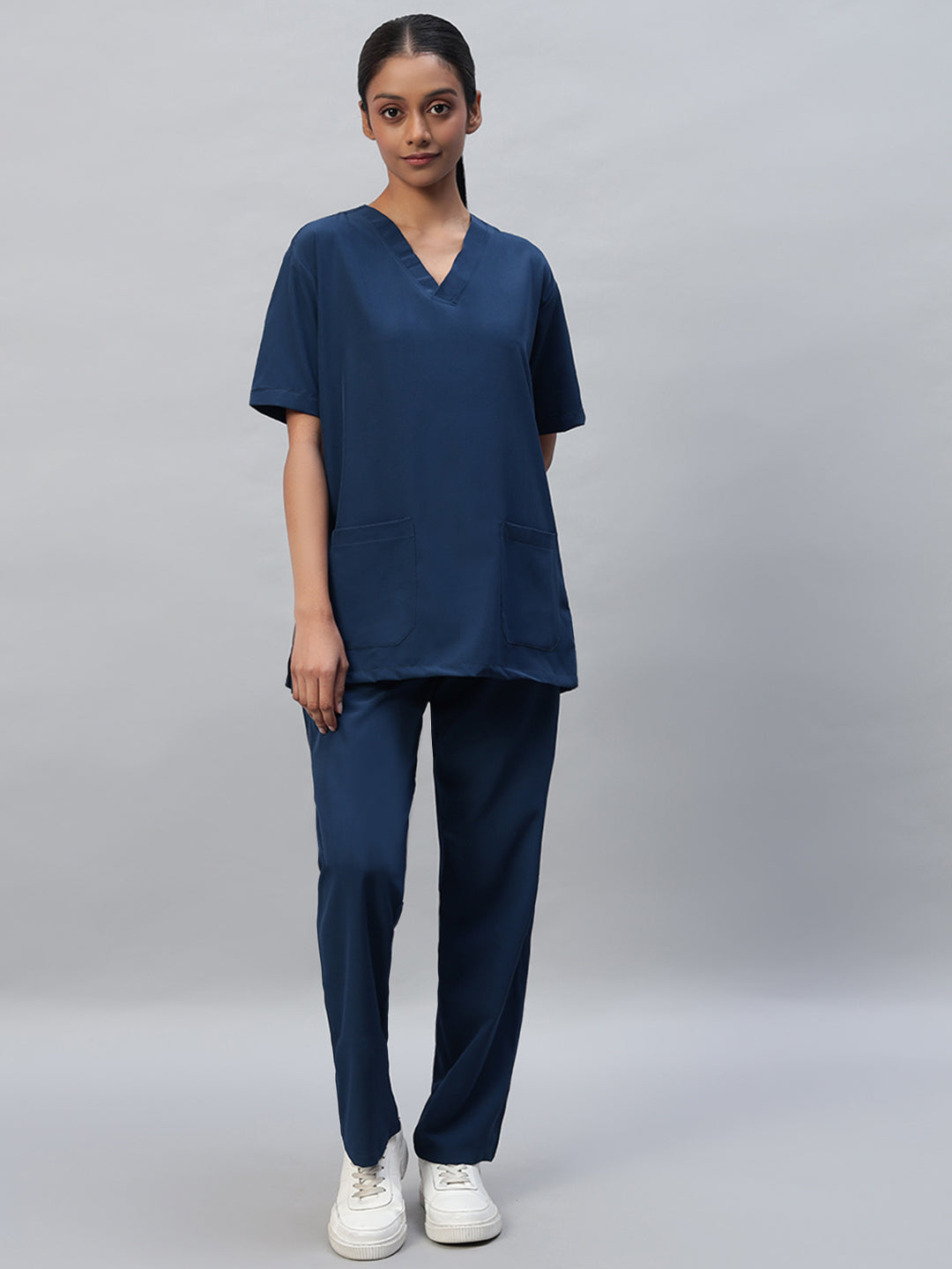 Athleisure Stretch Half Sleeve Medical Scrubs – Female