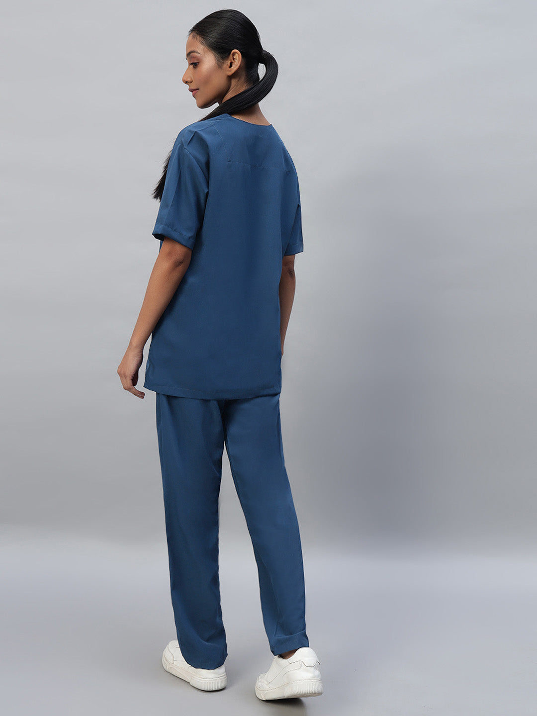 Bahama Blue Athleisure Stretch Half Sleeve Medical Scrubs – Female