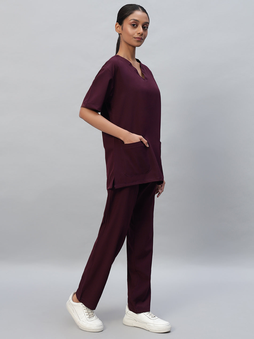 Athleisure Stretch Half Sleeve Medical Scrubs – Female