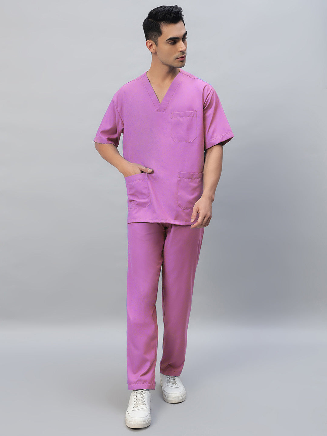 Pink Originals Half Sleeve Medical Scrubs - Male