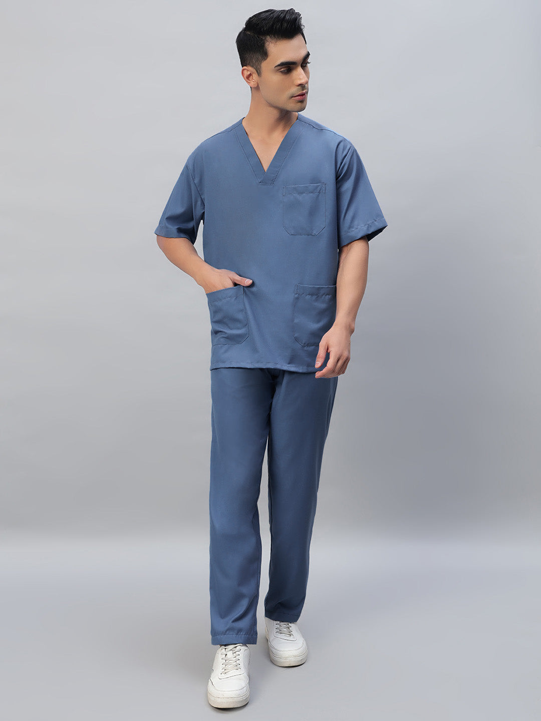 Dark Teal Originals Half Sleeve Medical Scrubs - Male