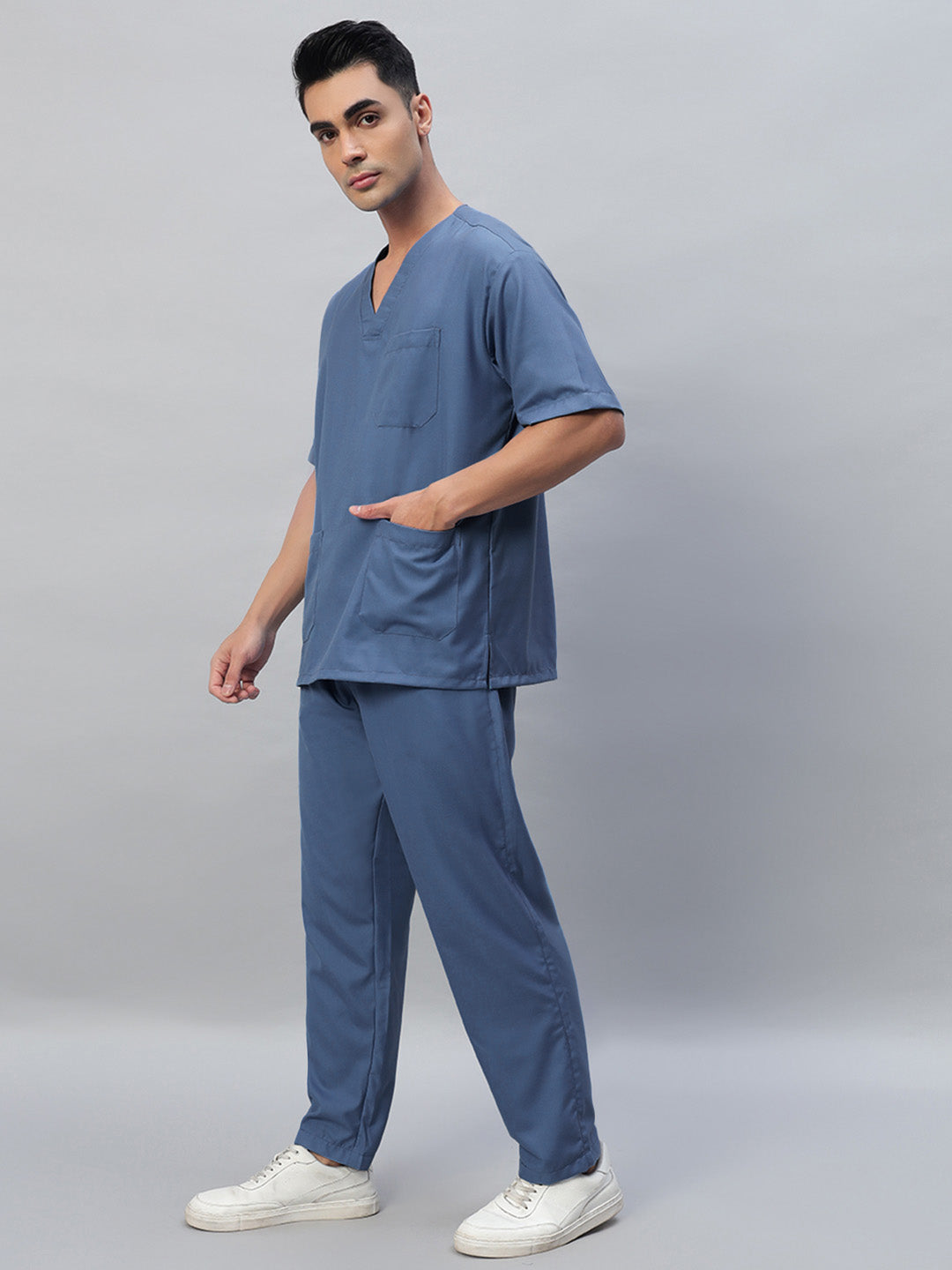 Dark Teal Originals Half Sleeve Medical Scrubs - Male