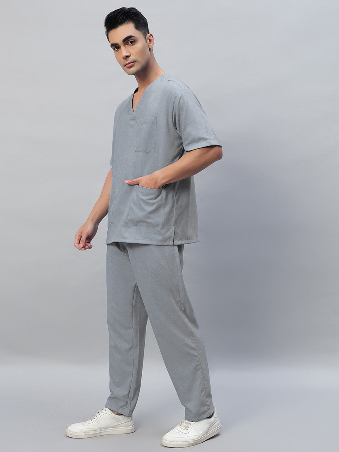 Grey Originals Half Sleeve Medical Scrubs - Male