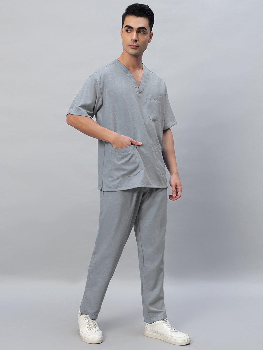 Grey Originals Half Sleeve Medical Scrubs - Male