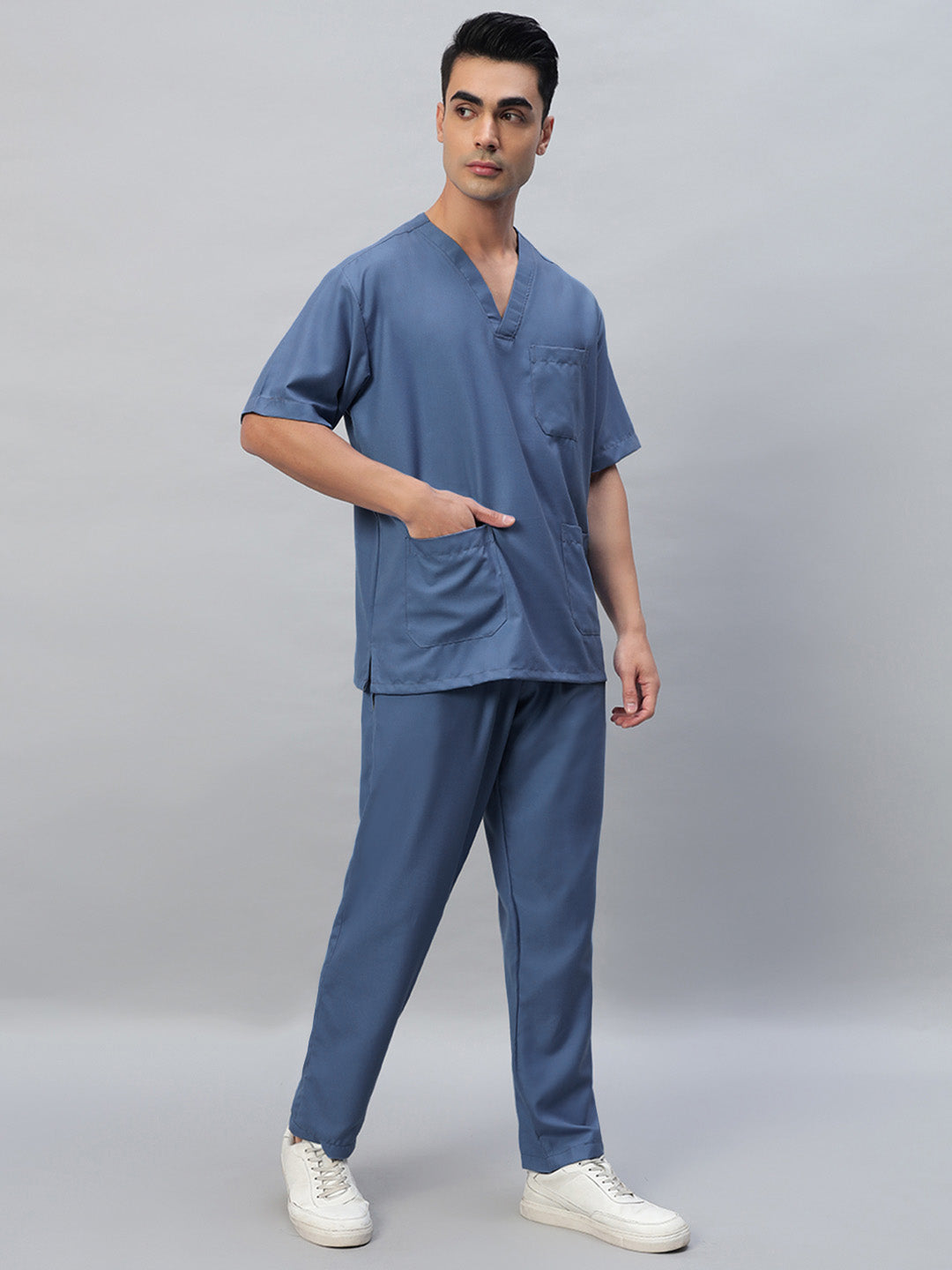 Dark Teal Originals Half Sleeve Medical Scrubs - Male