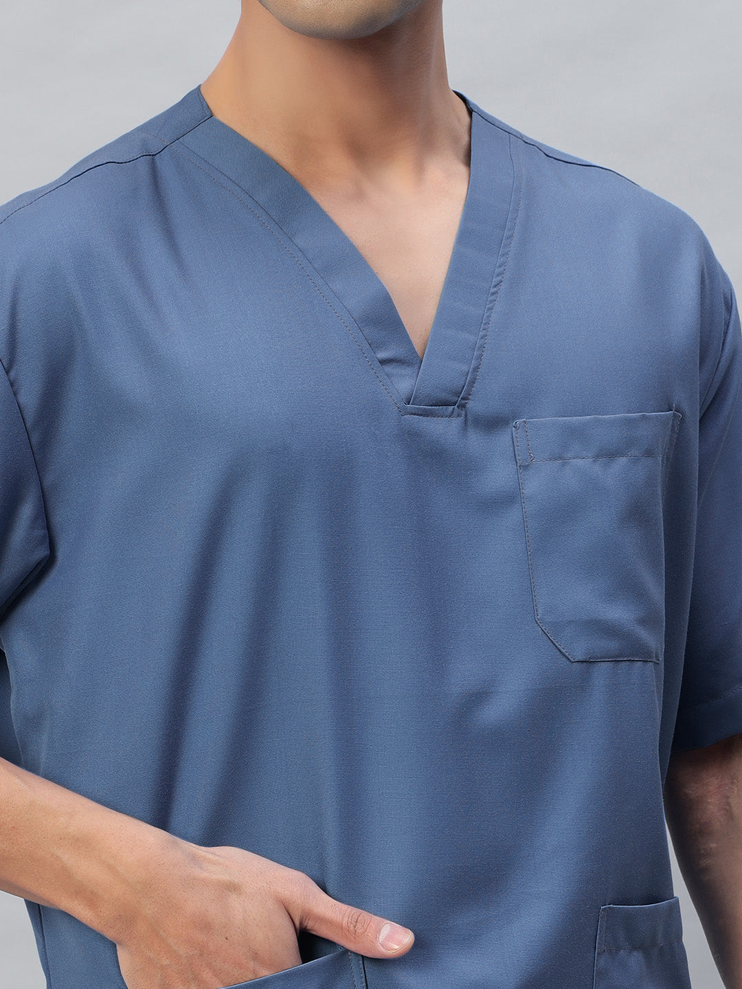 Dark Teal Originals Half Sleeve Medical Scrubs - Male