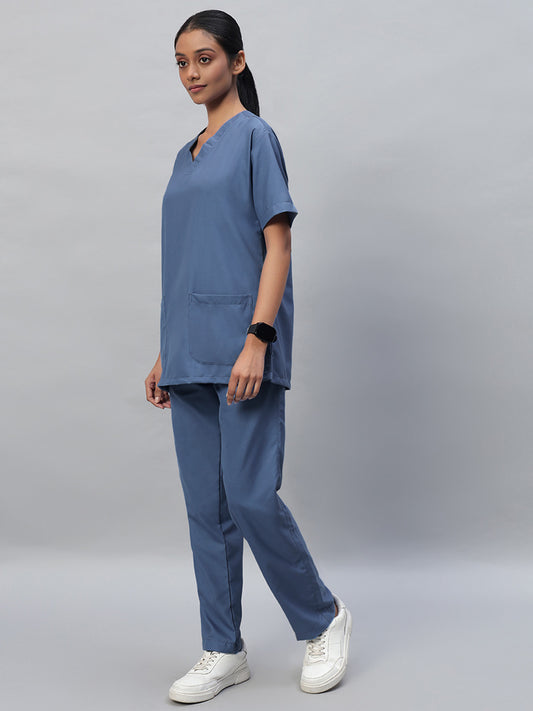 Dark Teal Originals Half Sleeve Medical Scrubs - Female