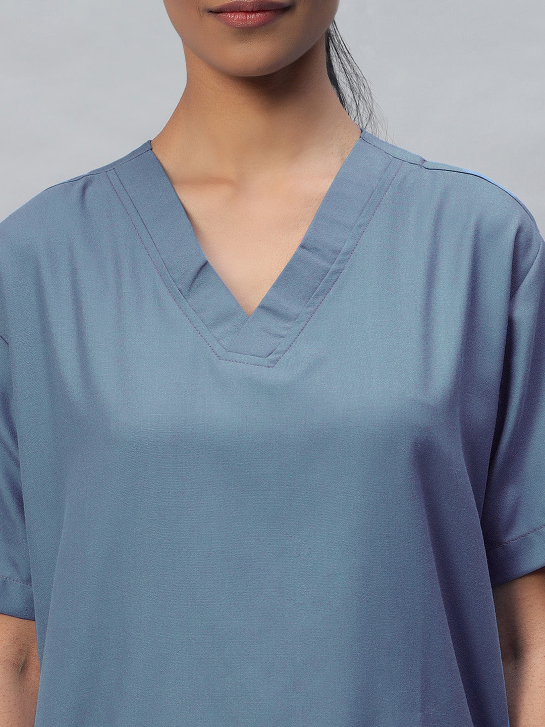 Teal All-Day Half Sleeve Medical Scrubs - Female