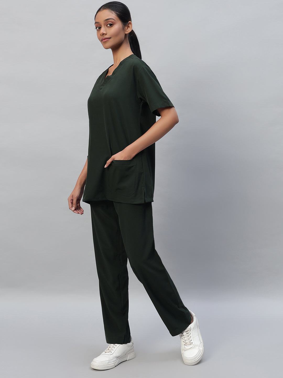 Mehandi Athleisure Stretch Half Sleeve Medical Scrubs – Female