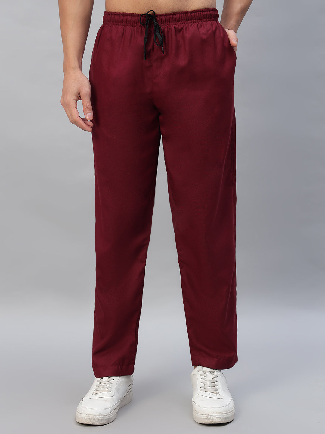 Maroon All-Day Half Sleeve Medical Scrubs - Male