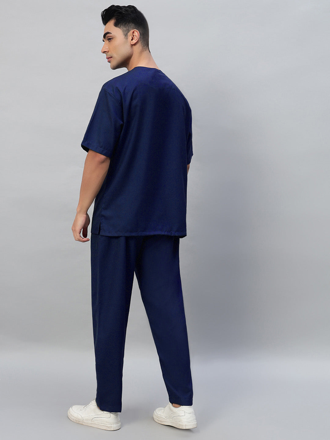 All Star 7 Pockets Half Sleeve Medical Scrubs – Male Navy Blue DONOT ORDER