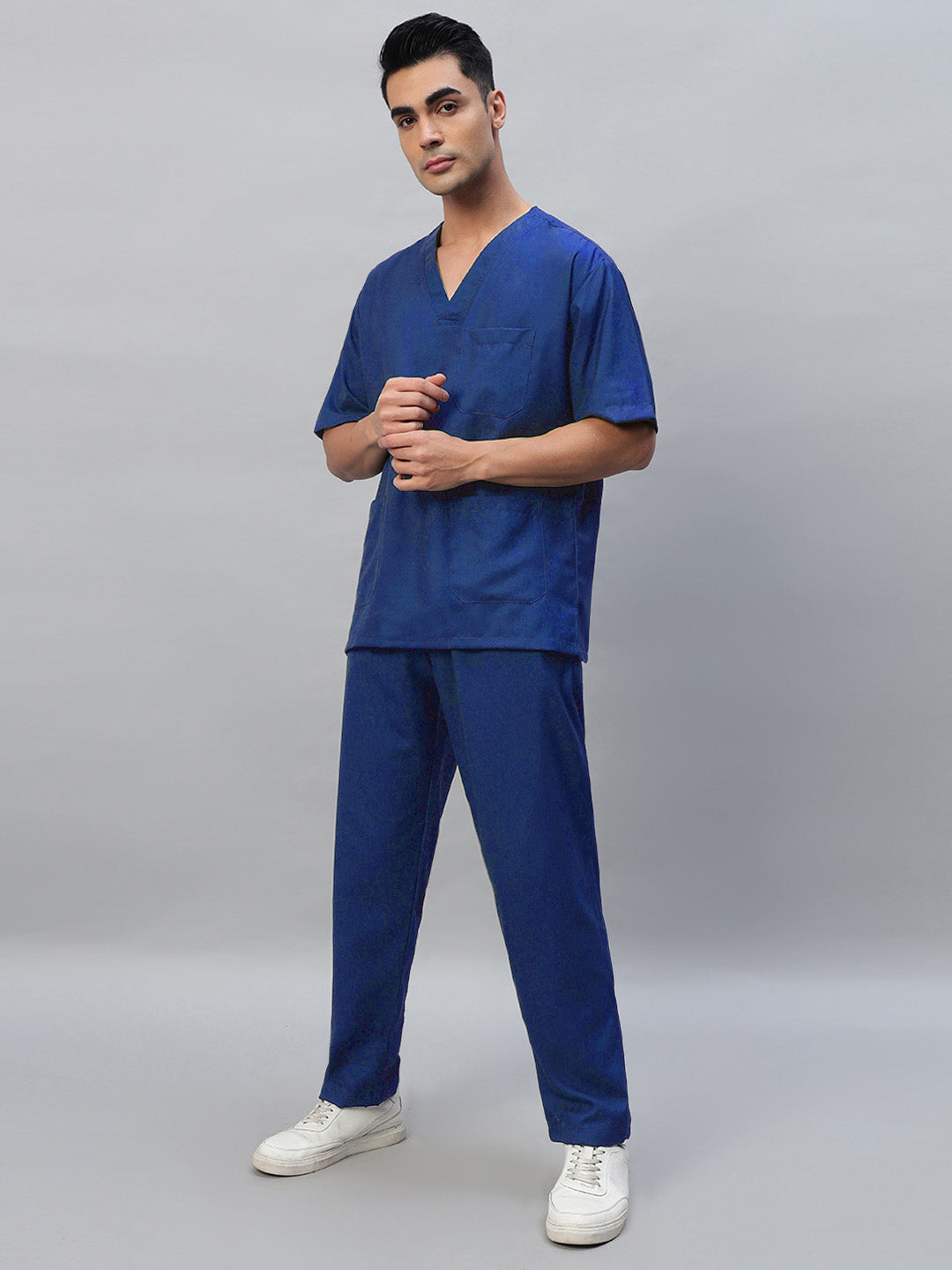 Royal Blue Originals Half Sleeve Medical Scrubs - Male