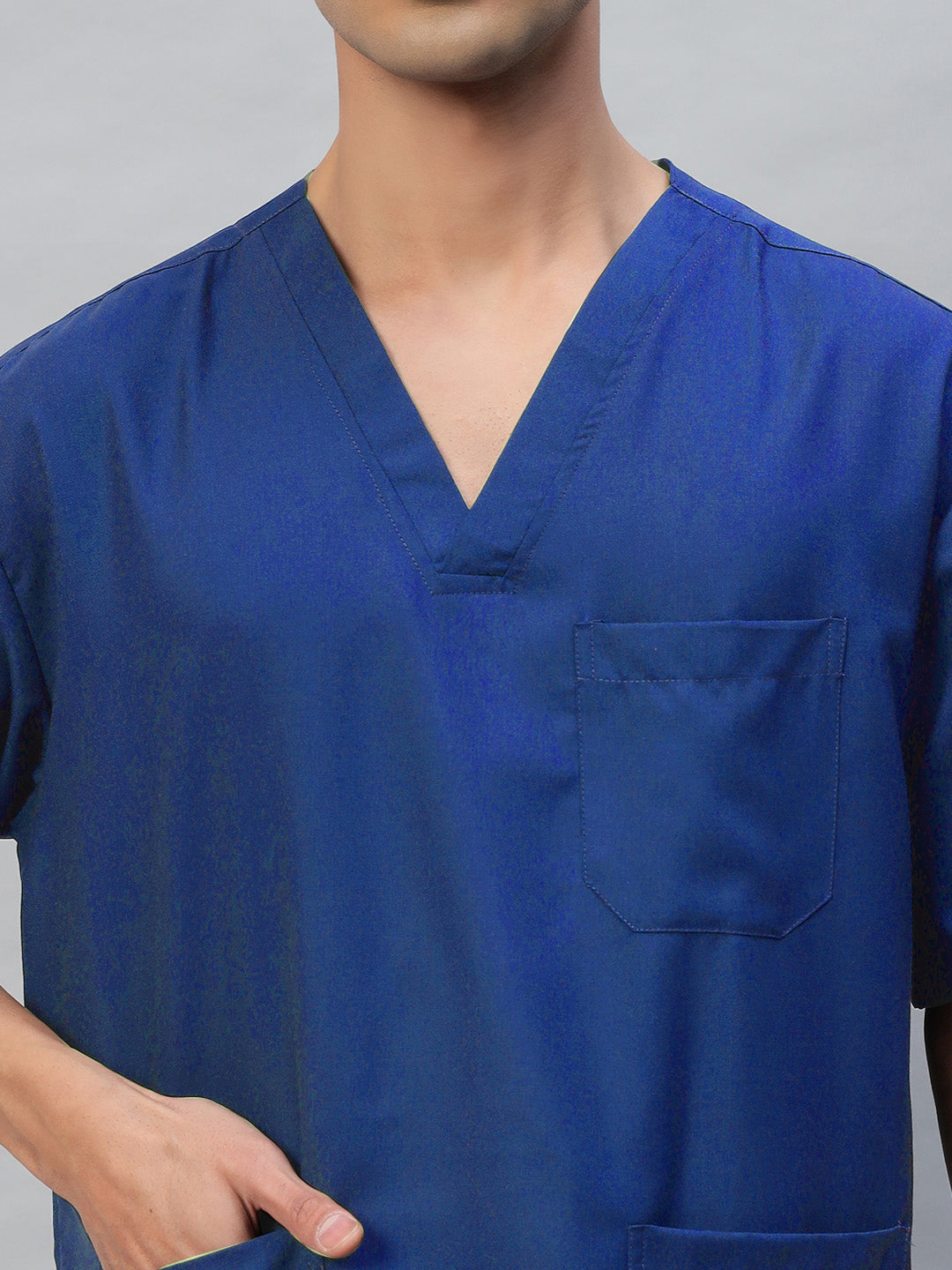 Royal Blue Originals Half Sleeve Medical Scrubs - Male