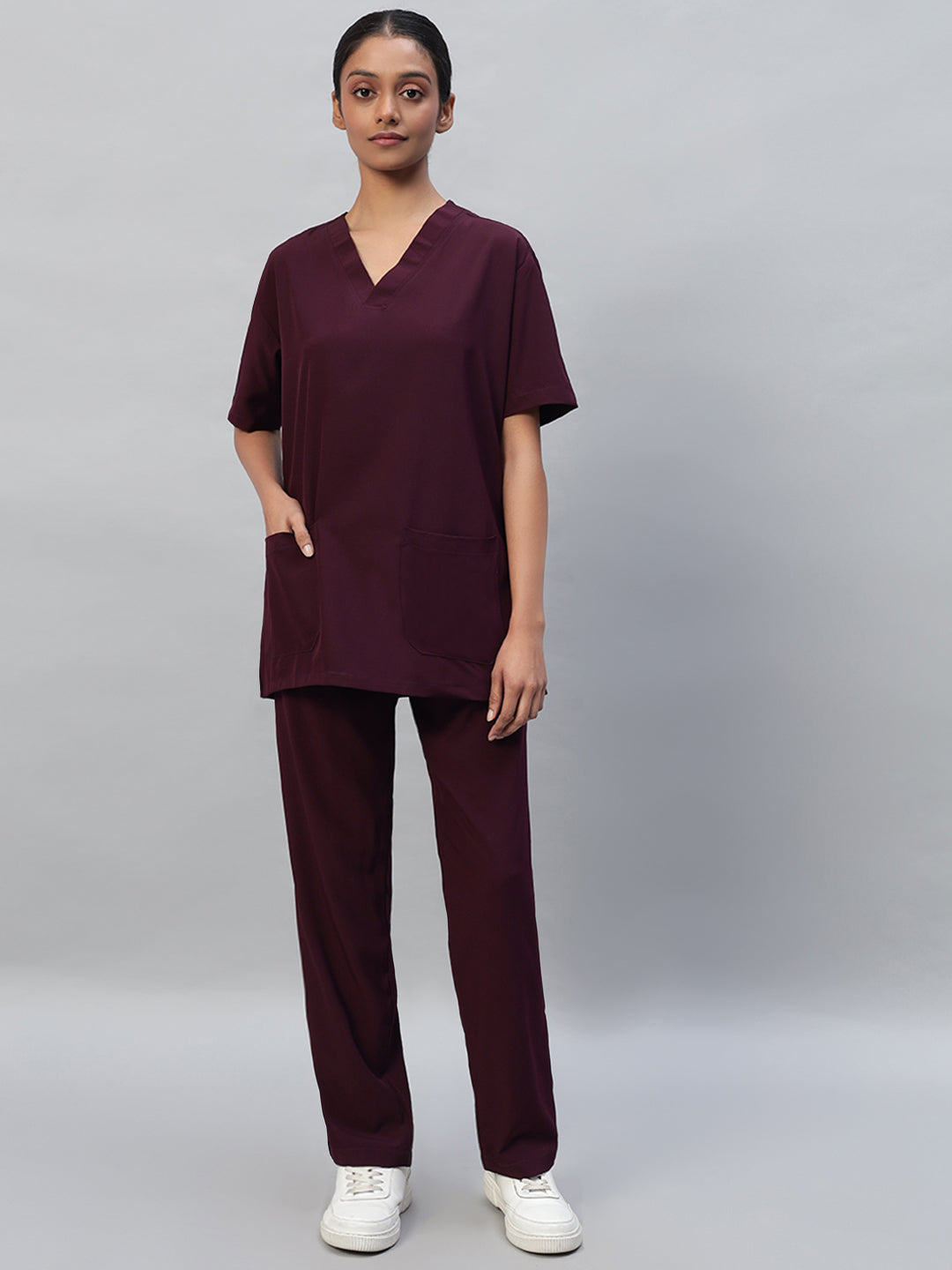 Athleisure Stretch Half Sleeve Medical Scrubs – Female