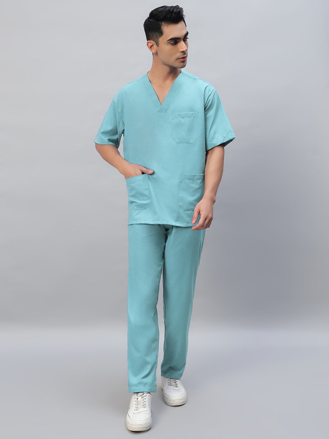 All-Day Half Sleeve Medical Scrubs - Male