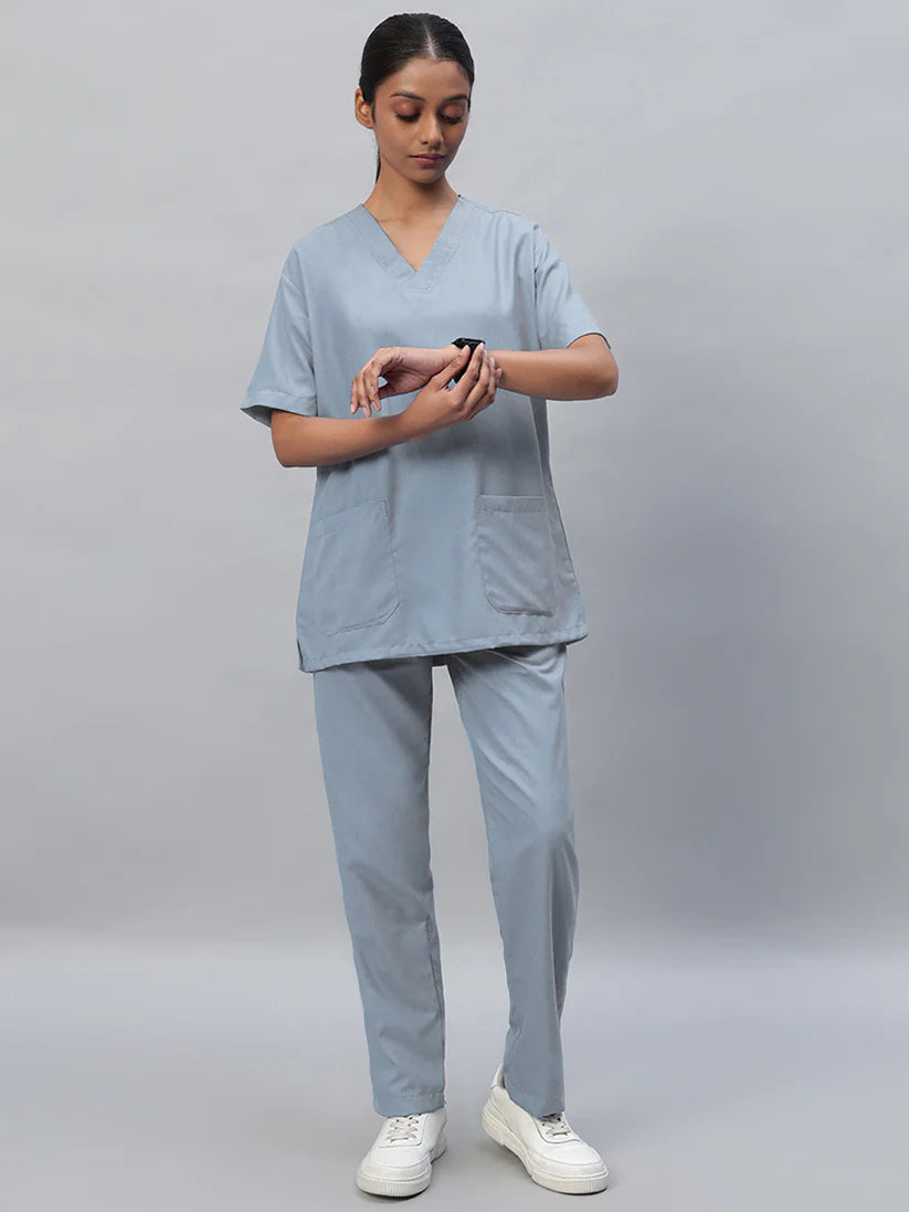 All-Day Half Sleeve Medical Scrubs - Female