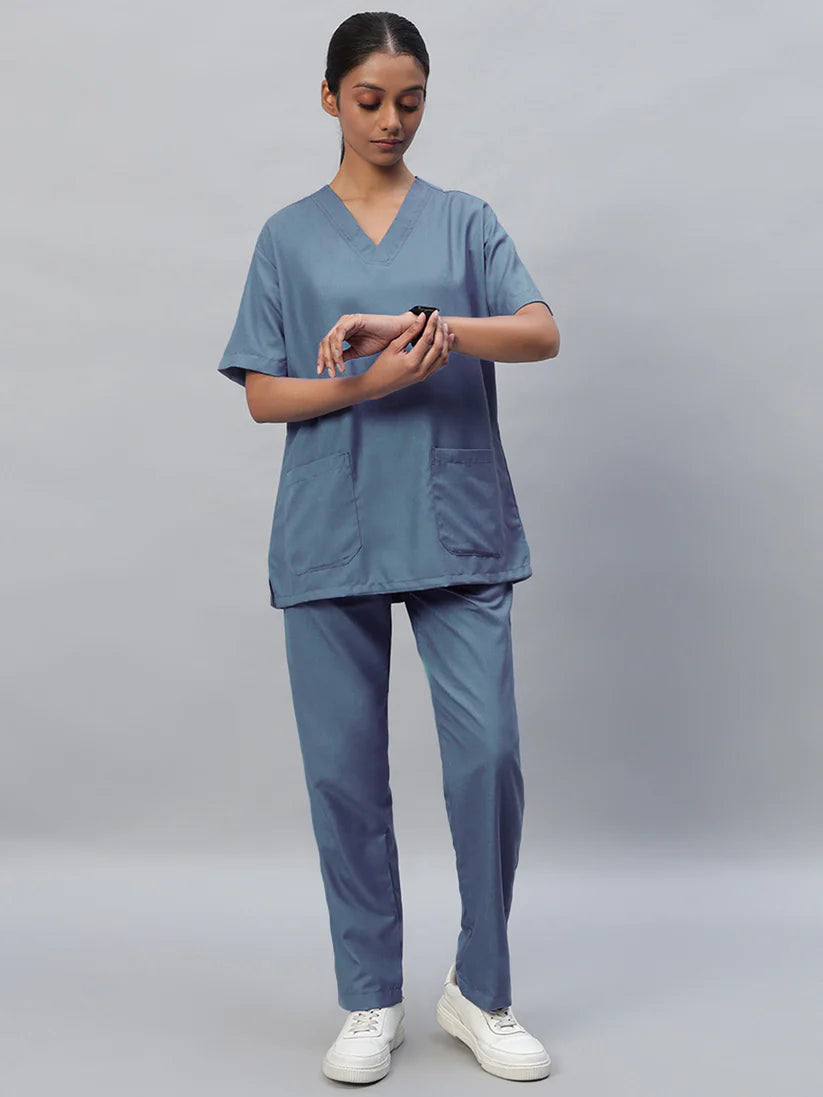 All-Day Half Sleeve Medical Scrubs - Female