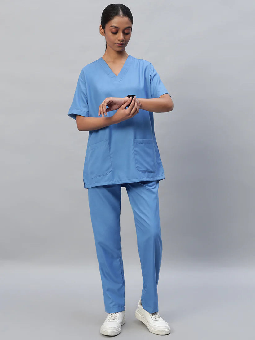 All-Day Half Sleeve Medical Scrubs - Female