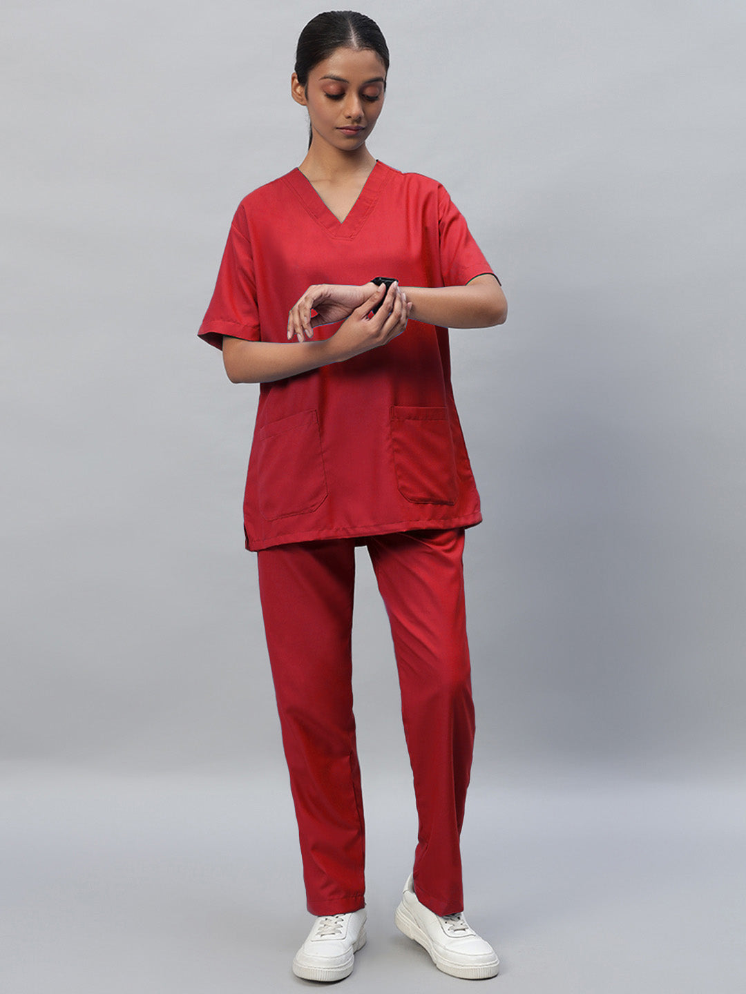 All-Day Half Sleeve Medical Scrubs - Female