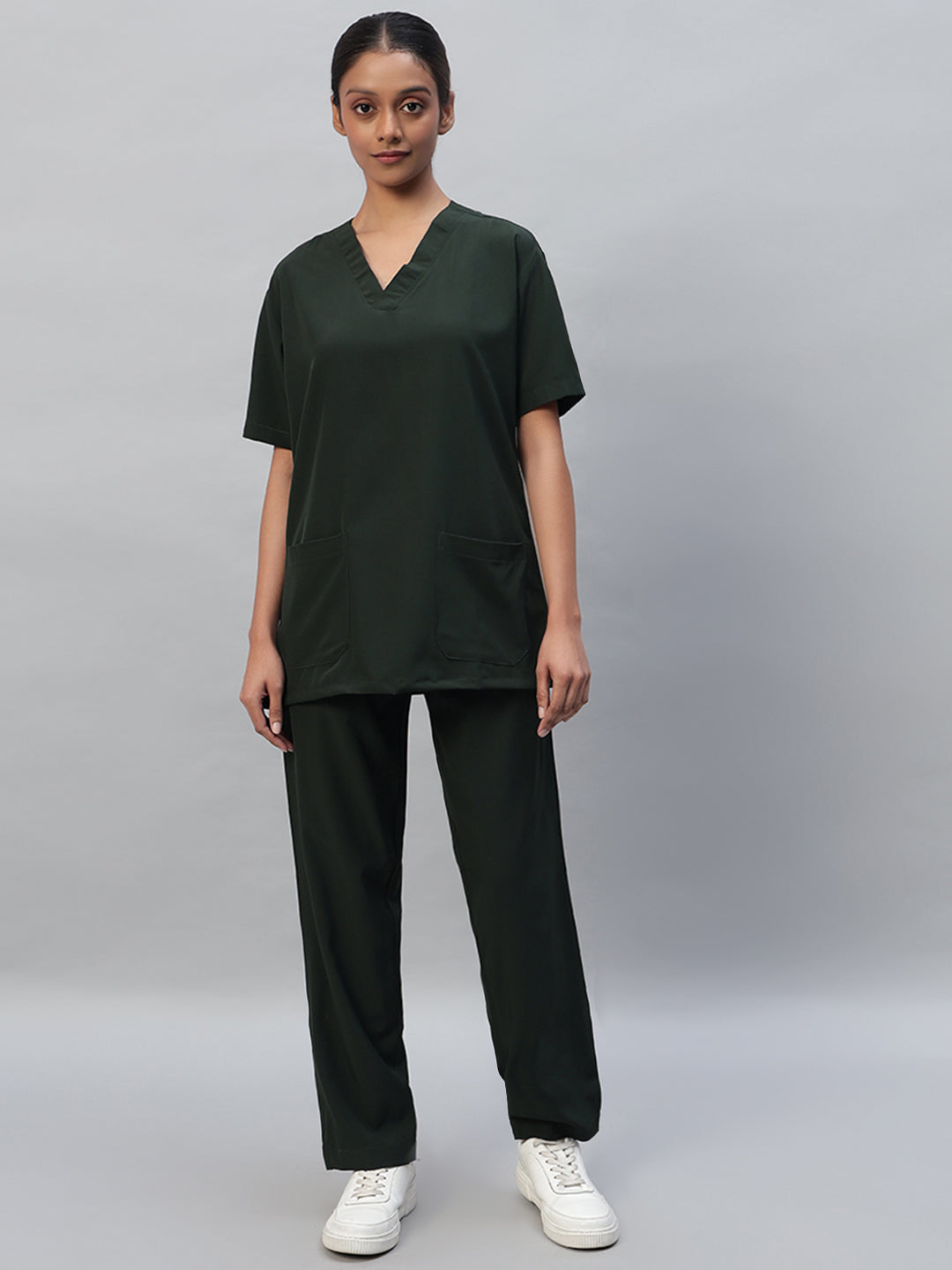 Athleisure Stretch Half Sleeve Medical Scrubs – Female