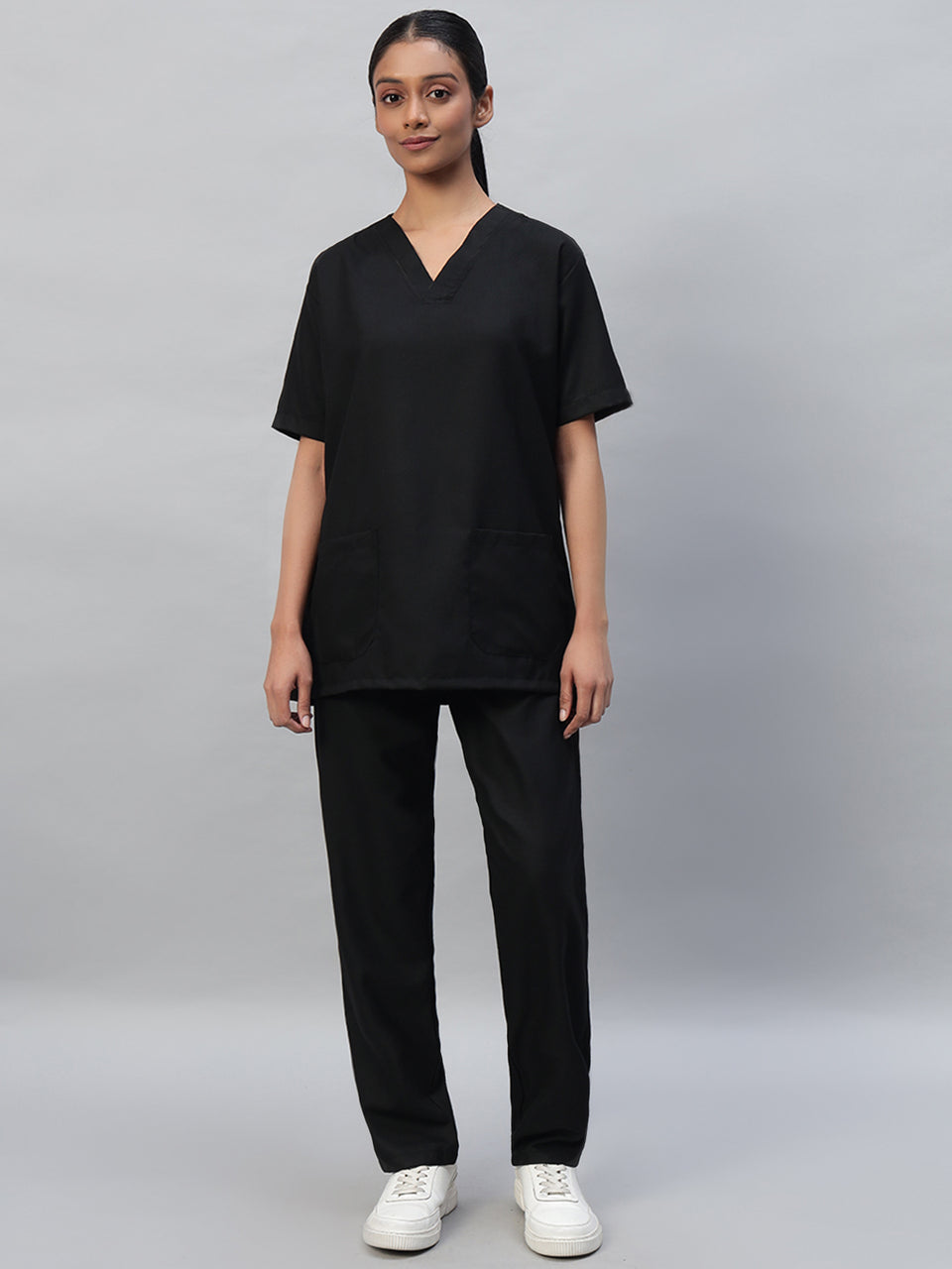 Athleisure Stretch Half Sleeve Medical Scrubs – Female