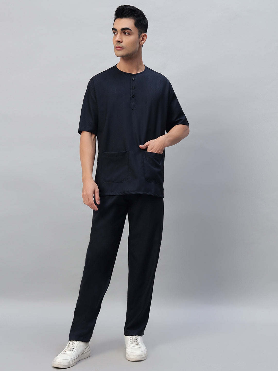 All Star 7 Pockets Half Sleeve Medical Scrubs – Male