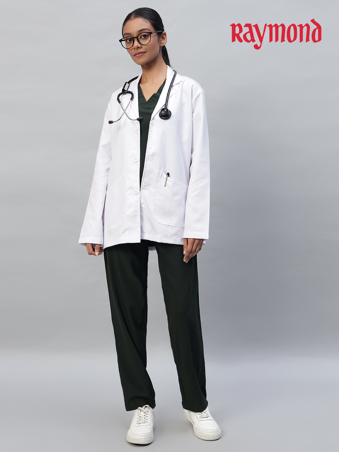 Raymond White Lab Coat - Full Sleeves | Doctors Lab Coat (Unisex)