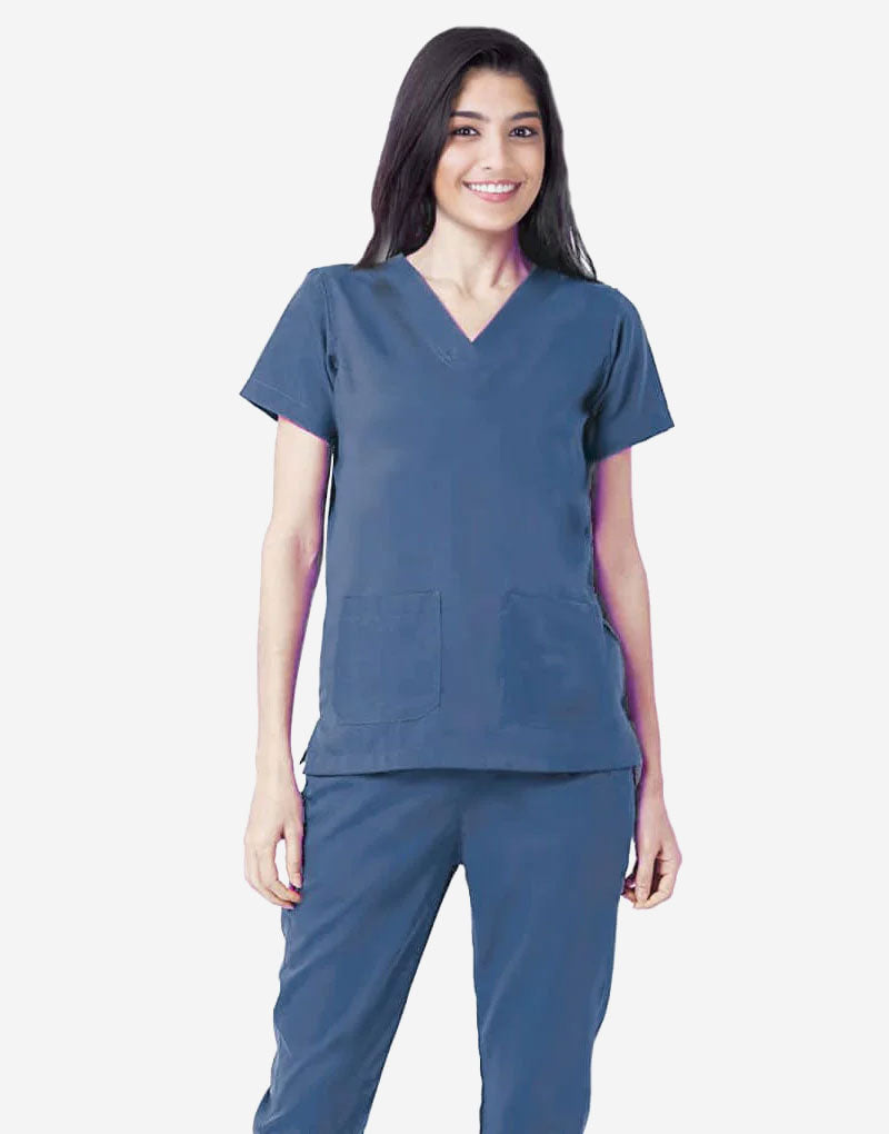 Athleisure Stretch Half Sleeve Medical Scrubs – Female