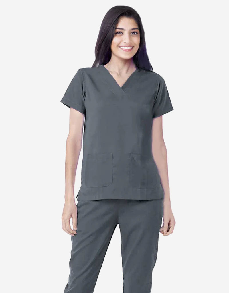 Athleisure Stretch Half Sleeve Medical Scrubs – Female