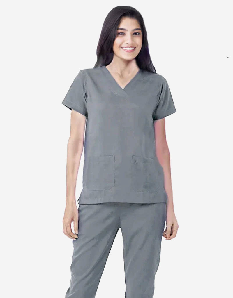 Athleisure Stretch Half Sleeve Medical Scrubs – Female