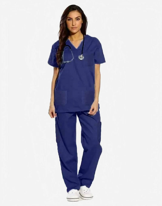 All Star 7 Pockets Half Sleeve Medical Scrubs – Female