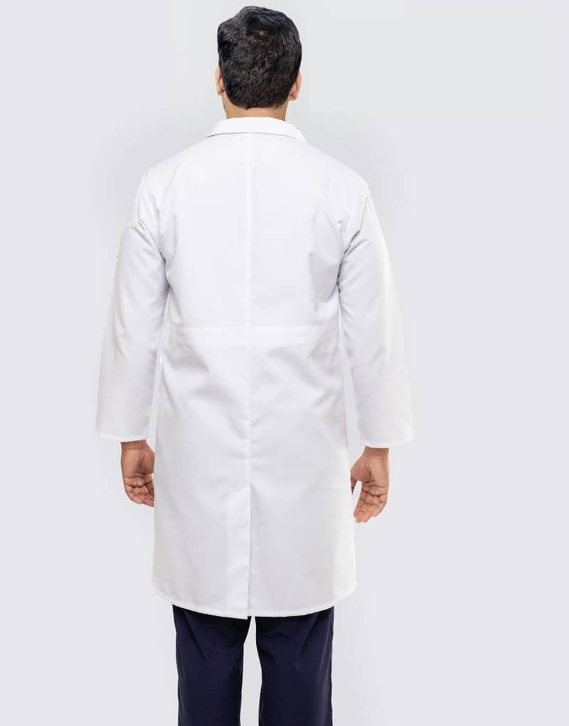 White Long Lab Coat – Full Sleeves | Doctors Lab Coat (Unisex)