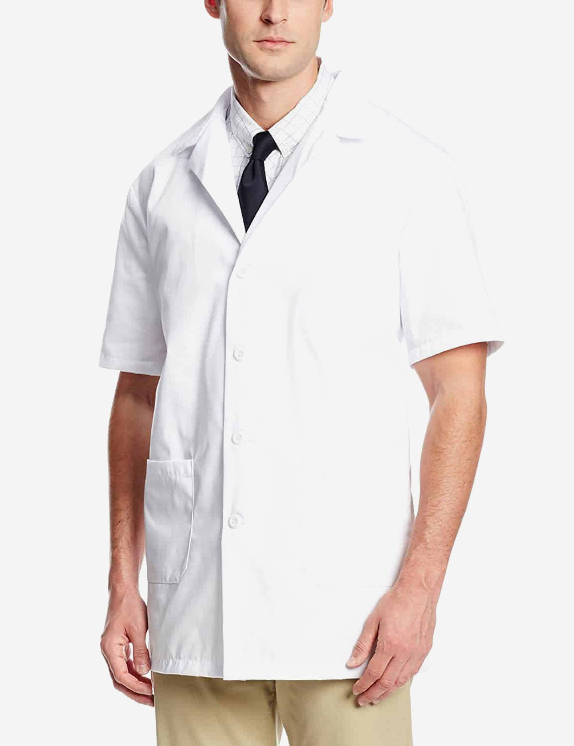 Buy Indosurgicals Cotton Off White Apron Lab Coat, Size: M Online At Best  Price On Moglix